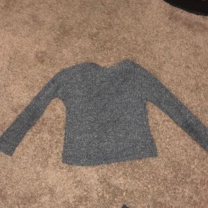 Gray Long Sleeved Shirt